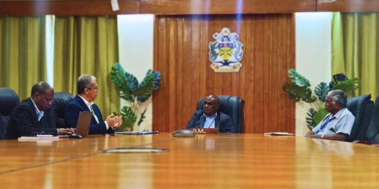 Prime Minister Meets with Auditor General and KPMG on 2023 Pacific Games Audit 