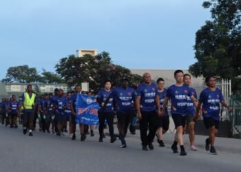 RSIPF and CPLT Conducted First 10 Kilometers of Police Route March