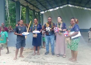 Foubaba Community High School Receives New Soccer and Rugby Balls