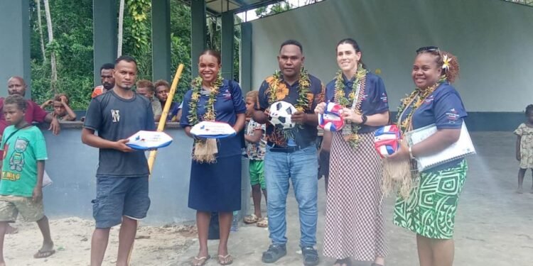 Foubaba Community High School Receives New Soccer and Rugby Balls