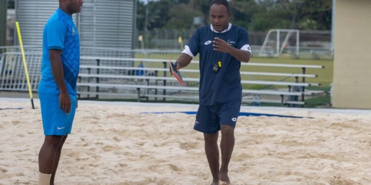 Naka to Guide Bilikiki at the OFC Beach Soccer Nations Cup on Home Soil