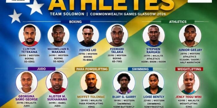 Three Women Lead the Way as Team Solomon Heads to Glasgow 2026