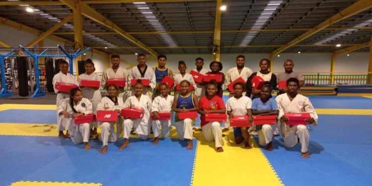 2023 Pacific Games: SINIS Supports Solomon Islands Karate Athletes with New Training Shoes