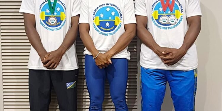 Gold, Silver and Bronze Medals for Weightlifting