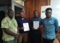 HCC Sign MOA for High School Basketball Competition