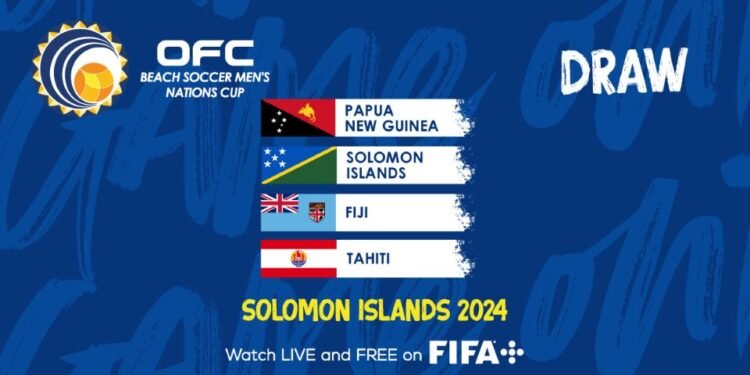 Draw Confirmed for OFC Beach Soccer Men’s Nations Cup 2024