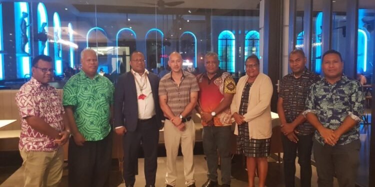 Minister of Home Affairs Hon. Vave Jnr Pays Courtesy Call on PNG Minister of Sports
