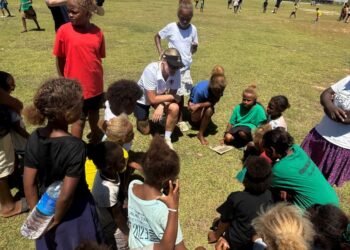 ADF Sports Team Visits Charles Woodford Stadium