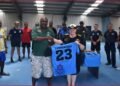 ADF donates a set of sport uniforms to the team Barbarians