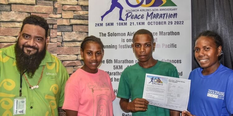 Team Tourism Solomons Ready for Solomon Airlines Peace Marathon