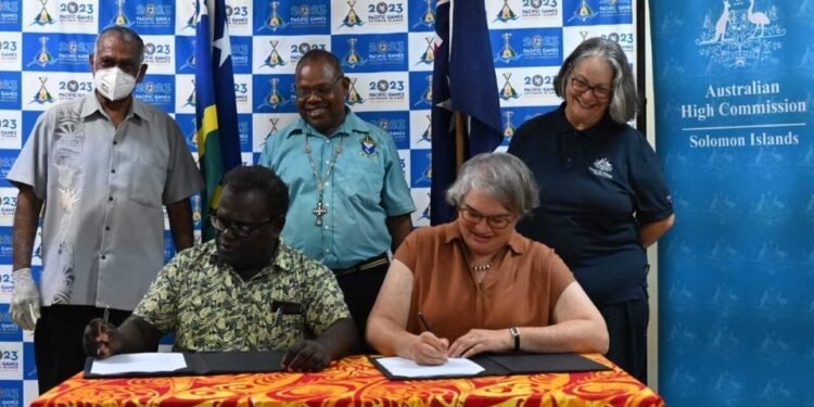Australian Government Direct funding Arrangement for the 2023 Pacific Games Support Signed