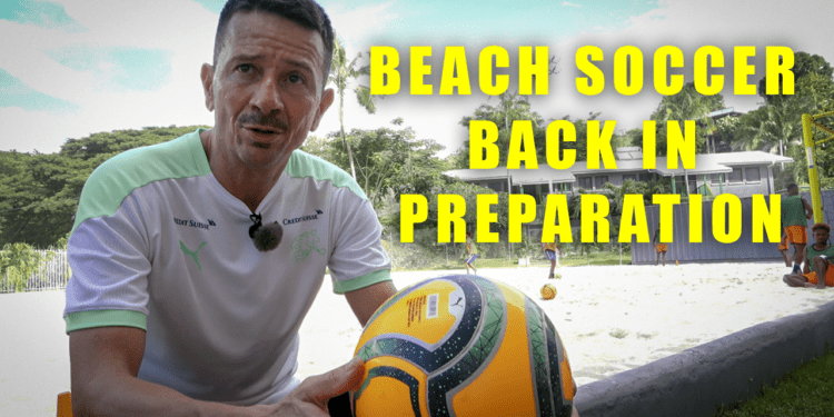 FIFA Beach Soccer Expert/Trainer Conducts 5 Days Training for National Beach Soccer Team