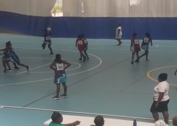 Isabel, Guale, and West Down in Netball