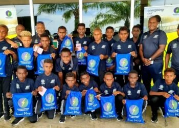 Sol-Power Dresses Solomons U-15 Boys Prior to Departure Today