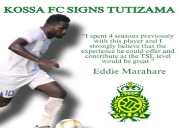 KOSSA FC Signs Tutizama