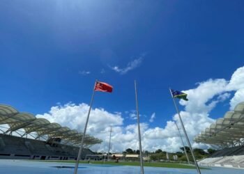 Construction of Sports Facilities for 2023 Pacific Games on Track