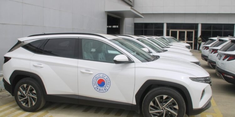 Republic of Korea Delivers 14 Vehicles for the Pacific Games 2023