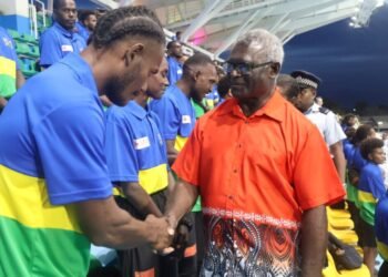 Prime Minister Sogavare Farewells 80 China Bound Athletes
