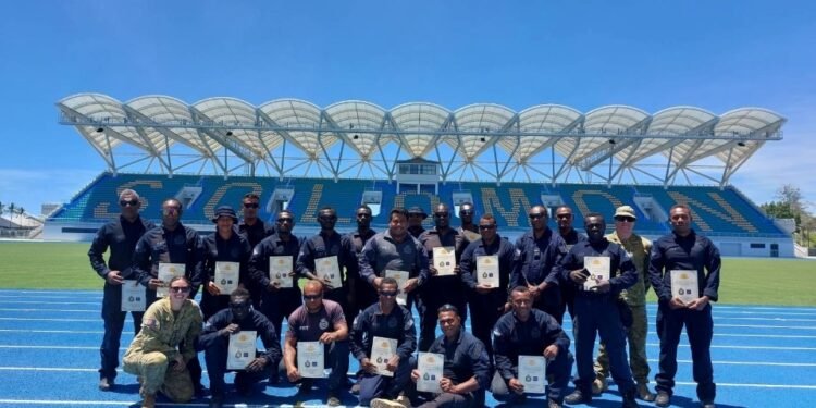 Pacific Games 2023:  Exercise Coastwatchers Trains RSIPF Officers