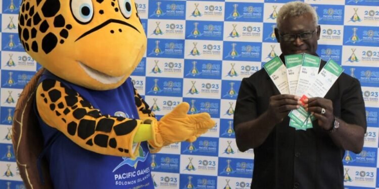 Ticket Launched for XVII Pacific Games 2023 in Honiara