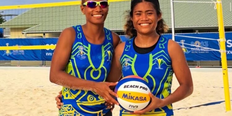 Solomon Islands Beach Volley Duo Set to Compete against Fiji Tomorrow