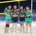 Donga and Baimasi Win First Match at Beach Volleyball